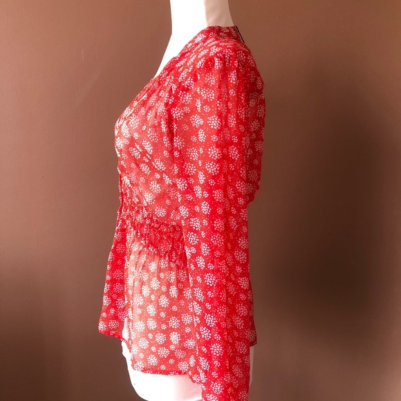 Veronica M Button Front Top - Picture 3 of 4